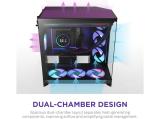 NZXT H9 FLOW RGB+ All Black CM-H92FB-P1 Middle Tower E-ATX снимка №6