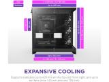 NZXT H9 FLOW All Black Mesh CM-H92FB-01 Middle Tower E-ATX снимка №3