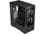 1stPlayer Crystal Vision CV7 Black 5x 120mm included Middle Tower ATX снимка №3 1stPlayer Crystal Vision CV7 Black 5x 120mm included Middle Tower ATX снимка №3
