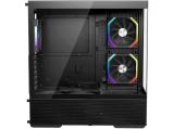 1stPlayer Crystal Vision CV7 Black 5x 120mm included Middle Tower ATX снимка №4 1stPlayer Crystal Vision CV7 Black 5x 120mm included Middle Tower ATX снимка №4