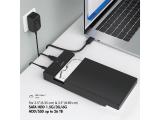 LogiLink USB-C 3.2 hard drive enclosure 2.5/3.5, up to 16TB, SATA HDD/SSD, black, UA0460 Кутии за дискове 3.5 снимка №3 LogiLink USB-C 3.2 hard drive enclosure 2.5/3.5, up to 16TB, SATA HDD/SSD, black, UA0460 Кутии за дискове 3.5 снимка №3