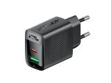 Acefast Универсално зарядно за стена Charger Wall GaN PD 30W - A98 - USB-C x 1, USB-A x 1, Black снимка №2 Acefast Универсално зарядно за стена Charger Wall GaN PD 30W - A98 - USB-C x 1, USB-A x 1, Black снимка №2