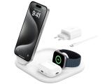 Описание и цена на зарядни устройства Belkin Wireless BOOST CHARGE Qi2 3-in-1, 15W White