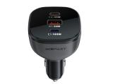 зарядни устройства: Acefast Fast Charger Car PD3.1 165W - B14 - USB-C x 2, USB-A x 1, Black