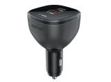 Acefast Fast Charger Car PD3.1 165W - B14 - USB-C x 2, USB-A x 1, Black снимка №2 Acefast Fast Charger Car PD3.1 165W - B14 - USB-C x 2, USB-A x 1, Black снимка №2
