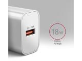 Axagon ACU-QC18W QC3.0 1xOUTPUT wall charger 18W white снимка №3 Axagon ACU-QC18W QC3.0 1xOUTPUT wall charger 18W white снимка №3