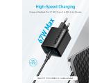 Anker 336 Charger 67W 1 x USB-A 2 x USB-C black снимка №2 Anker 336 Charger 67W 1 x USB-A 2 x USB-C black снимка №2