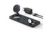 Описание и цена на зарядни устройства Anker MagGo Universal Black USB Wireless charging Fast charging Indoor