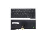 резервни части: Fujitsu Siemens Клавиатура за лаптоп Fujitsu LifeBook U747 E548 Черна със Сива Рамка с Подсветка