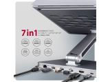 Axagon HMC-STND USB-C 5Gbps ALUMINUM STAND & HUB 7in1 снимка №2 Axagon HMC-STND USB-C 5Gbps ALUMINUM STAND & HUB 7in1 снимка №2