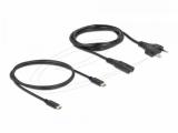 DeLock Зарядно устройство GaN, 2 x USB-C, PD 65 W, адаптер за EU / US / UK снимка №3 DeLock Зарядно устройство GaN, 2 x USB-C, PD 65 W, адаптер за EU / US / UK снимка №3