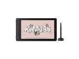 таблети и електронни книги: Huion Графичен дисплей таблет Kamvas 13, 5080 LPI, Черен