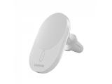 зарядни устройства: Canyon Wireless Car Charger OnGrip 105 15W Qi2 Wireless White
