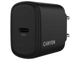 Canyon charger OnCharge 250 25W 1xPD EU Black снимка №3 Canyon charger OnCharge 250 25W 1xPD EU Black снимка №3