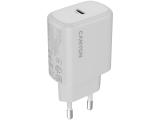 Описание и цена на зарядни устройства Canyon charger OnCharge 250 25W 1xPD EU White