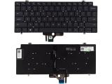 резервни части: Dell Клавиатура за лаптоп Dell Latitude 7410 14-7410 2-in-1 Черна без рамка С Подсветка