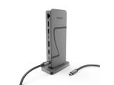 аксесоари: HAMA Докинг станция Connect2Office Speed, USB4, USB-C, PD, 40 Gbit/s, 10 порта