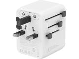 Canyon Travel Adapter OnTour 70 EU/UK/US/AUS 70W White снимка №2 Canyon Travel Adapter OnTour 70 EU/UK/US/AUS 70W White снимка №2