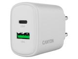 Canyon charger OnCharge 200 20W 1xPD 1xQC EU White снимка №5 Canyon charger OnCharge 200 20W 1xPD 1xQC EU White снимка №5