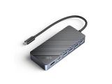 аксесоари: Orico Portable Docking station M.2 SATA/NVMe - HDMI, USB3.2-A x 1, USB-C (10Gbps) x 1,USB-C (PD100W), USB2.0-A x 2, LAN