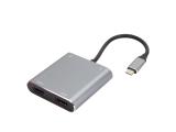 аксесоари: VCom Docking Station USB-C 4-in-1 - CU450S