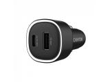 Canyon car charger OnDrive 48 PD 48W USB-A+USB-C Black снимка №2
