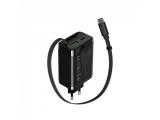 Canyon charger OnCharge 65RC Build-In Cable USB-C 65W 1xPD 1xQC EU Black снимка №2