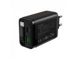 Canyon charger OnCharge 65RC Build-In Cable USB-C 65W 1xPD 1xQC EU Black снимка №6