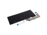 Lenovo Клавиатура за лаптоп Lenovo ThinkPad T14s Gen 3 21BR 21BS 21CQ 21CR Черна Без Рамка с Малък Ентър, с Подсветка снимка №2
