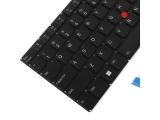 Lenovo Клавиатура за лаптоп Lenovo ThinkPad T14s Gen 3 21BR 21BS 21CQ 21CR Черна Без Рамка с Малък Ентър, с Подсветка снимка №4