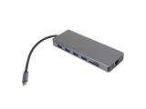 VCom Docking Station USB-C 13-in-1 - CU4706 - HDMI x 2, DP, USB3.0 x 3, USB-C, USB2.0, RJ45, SD/TF, PD100W, Audio, L-Shape USB-C снимка №2 VCom Docking Station USB-C 13-in-1 - CU4706 - HDMI x 2, DP, USB3.0 x 3, USB-C, USB2.0, RJ45, SD/TF, PD100W, Audio, L-Shape USB-C снимка №2