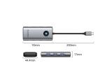 Orico Docking Station Type-C - PW11-6PR-GY-EP - HDMI x 1, USB-C x 1, USB3.0 x 3, USB-C PD100W x 1, LAN x 1 (1Gbps) снимка №3 Orico Docking Station Type-C - PW11-6PR-GY-EP - HDMI x 1, USB-C x 1, USB3.0 x 3, USB-C PD100W x 1, LAN x 1 (1Gbps) снимка №3