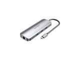 аксесоари: Vention Docking Station Type-C - TOLHB - HDMI x 1, USB3.0 x 3, USB-C PD100W x 1, LAN x 1 (1Gbps), SD/TF, Audio