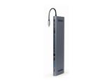 Представяме ви най-новото от секция аксесоари: Gembird USB Type-C 9-in-1 Combo Adapter, space grey, A-CM-COMBO9-01
