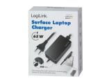 LogiLink Notebook power supply, for Surface Book, 65W, USB Port, black  снимка №5