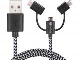 зарядни устройства: Sandberg 3in1 Lightning+MicroUSB+USB-C 1m 441-01