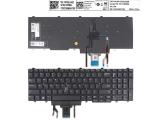 резервни части: Dell Клавиатура за лаптоп Dell E5550 Черна Без Рамка, с Пойнт Стик и Подсветка (Малък Ентър) US
