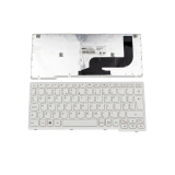 резервни части: Lenovo Клавиатура за лаптоп Lenovo S210T Бяла с Бяла Рамка / White Frame White