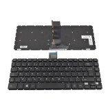 резервни части: Toshiba Клавиатура за лаптоп Toshiba Satellite E45T-B L40-B S40-B Черна Без Рамка (Голям Ентър) с Подсветка / Black Without Frame UK With Backlit