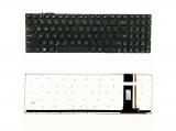 резервни части: Asus Клавиатура за лаптоп Asus N56 N56V U500VZ N76 R500V R505 S550C A56 Черна Без Рамка (Малък Ентър) с Подсветка / Black Without Frame US With Backlit