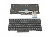резервни части: Lenovo Клавиатура за лаптоп Lenovo ThinkPad T14 P14s 1st Gen 2020 E480 L480 L380 Черна с Черна Рамка С Подсветка / Black Frame Black With Backlit