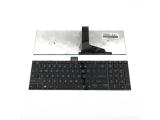 резервни части: Toshiba Клавиатура за лаптоп Toshiba Satellite C50 C55 C55D  Черна с Черна Рамка / Black Frame Black С Кирилица