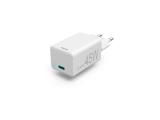 зарядни устройства: HAMA Fast Charger, USB-C, PD/Qualcomm/GaN, Mini-Charger, 45 W, white