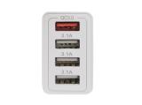 Makki Fast Charger - QC3.0+3xUSB 30W White - MAKKI-QC48W4 снимка №2 Makki Fast Charger - QC3.0+3xUSB 30W White - MAKKI-QC48W4 снимка №2