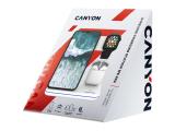 Canyon Wireless charger WS-302 15W 3in1 Black (CNS-WCS302B) снимка №2