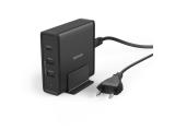 HAMA Зарядно 220V Universal, USB-C, 3 порта, 5-20V/65W, (PD), Черно снимка №2 HAMA Зарядно 220V Universal, USB-C, 3 порта, 5-20V/65W, (PD), Черно снимка №2