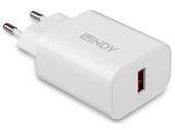 зарядни устройства Lindy 18W USB Type A Charger зарядни устройства 0 wall charger Цена и описание.