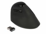 DeLock vertical mouse 12599 Black USB оптична снимка №2