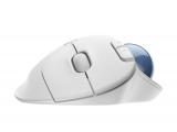 Logitech ERGO M575 Trackball Off White USB / Bluetooth оптична снимка №3