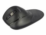 DeLock Ergonomic optical 5-button mouse 2.4 GHz wireless with Wrist Rest - left handers USB оптична снимка №6